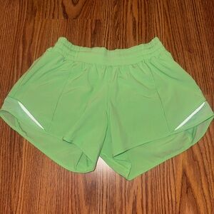 Lululemon Athletica Vibrant Green Athletic Shorts